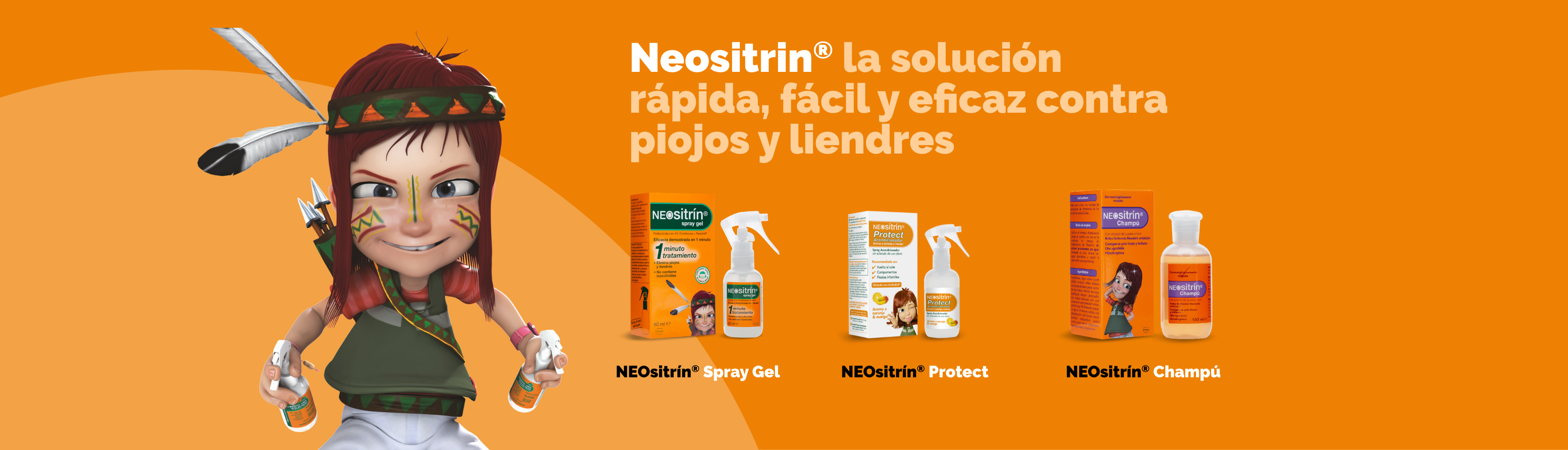 Neositrín 100% Spray Gel Antipiojos 60ml - Tratamiento